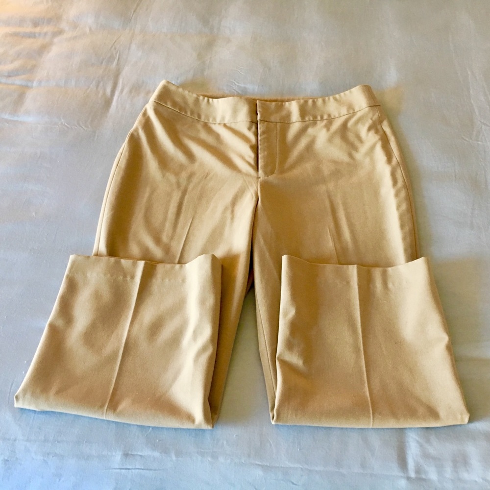 JOSEPHINE CHAUS khaki cropped pants- 12 - Picture 6 of 6